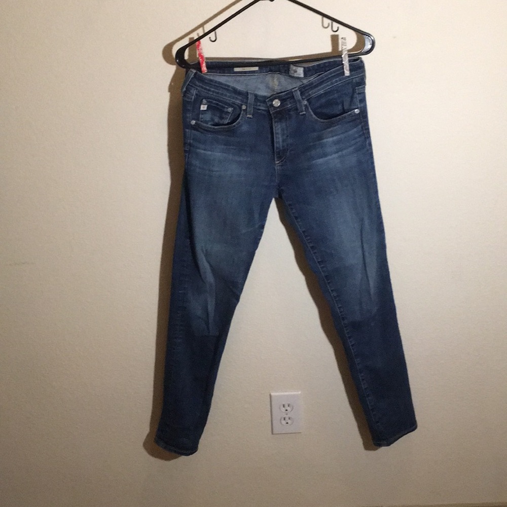 AG STILT CIGARETTE LIGHT WASH SKINNY JEAN